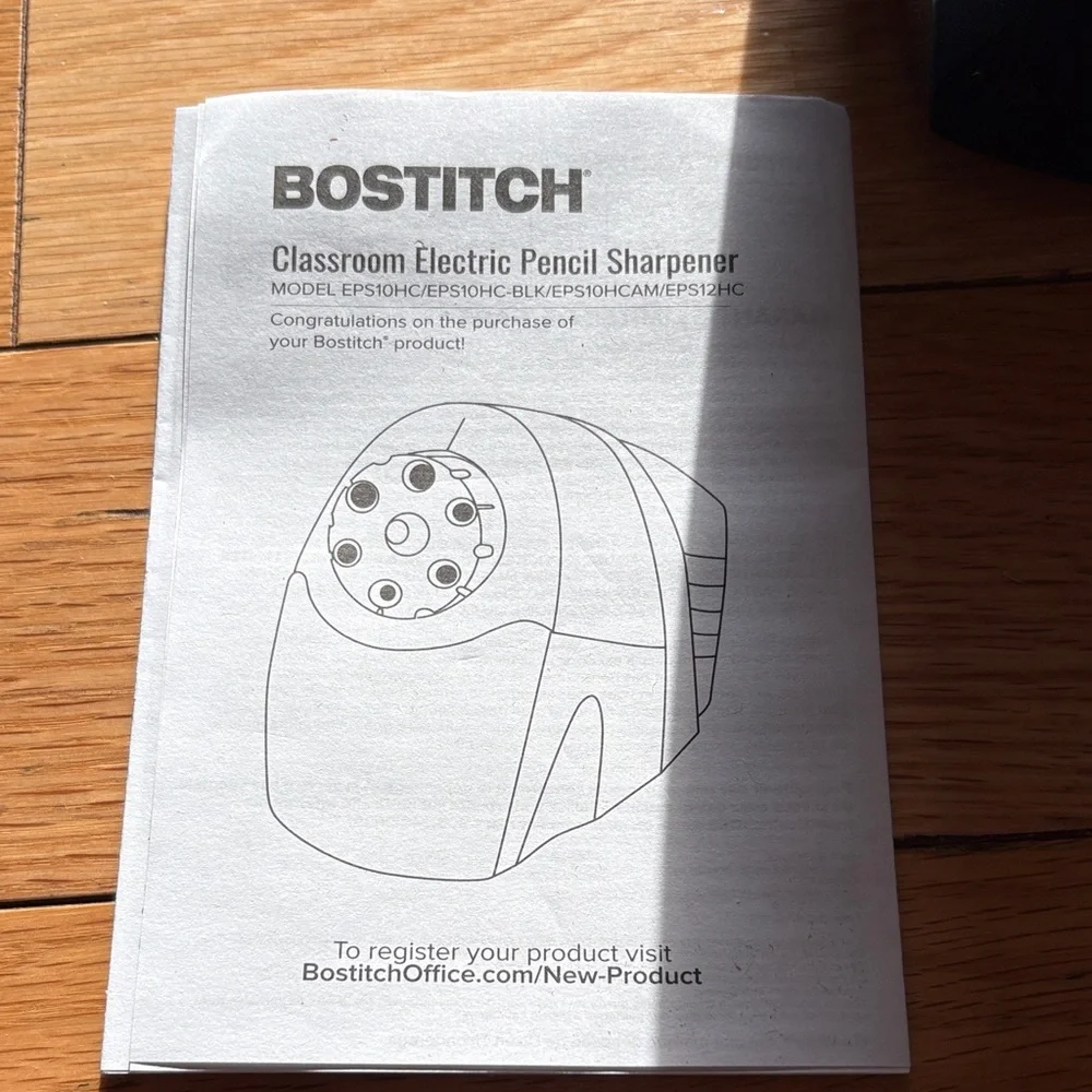 Bostitch QuietSharp 6 Electric Pencil Sharpener - Black